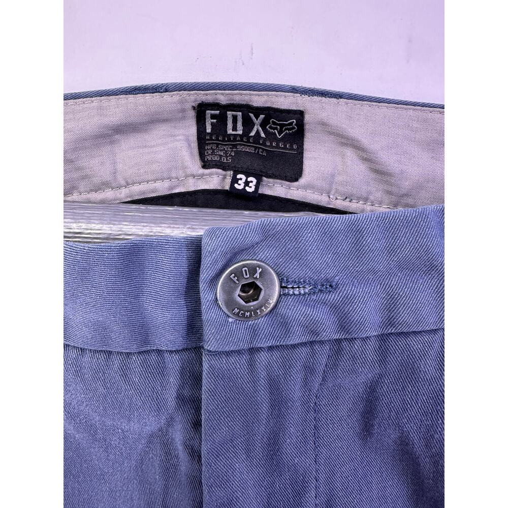 Fox Racing Blue Shorts Size 33 - Picture 5 of 10